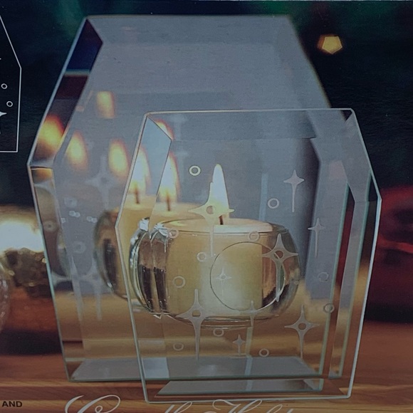 Mirrored candle holder - Picture 2 of 7